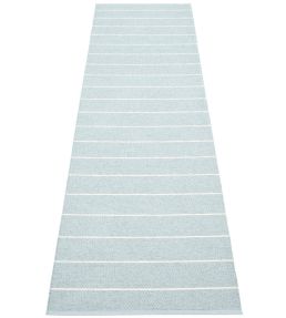 Pappelina Carl Runner rug Blue Fog/Dove Blue CA3H727 Blue Fog/Dove Blue