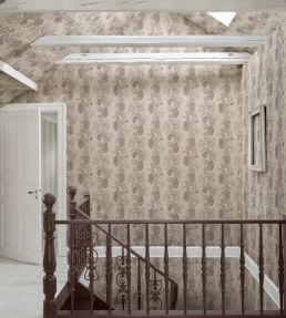 Carla Wallpaper by Sandberg Burgundy