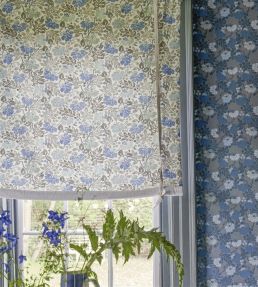 Carlisle Fauna Fabric by Designers Guild Duck Egg