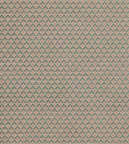 Carlotta Fabric by Colefax and Fowler Tomato/Teal