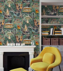 Carnival Map Wallpaper by Brand McKenzie Jade