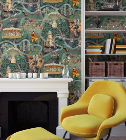 Carnival Map Wallpaper by Brand McKenzie Jade