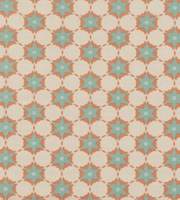 Carolina Fabric by Vanderhurd Celeste/Natural
