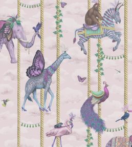 Carousel Wallpaper by Brand McKenzie Pink