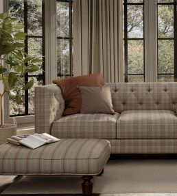Carrbridge Fabric by The Isle Mill Graphite