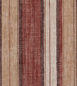 Carskiey Broad Stripe Fabric by Fermoie Brown