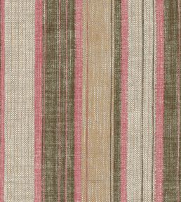 Carskiey Broad Stripe Wallpaper by Fermoie Green/Pink