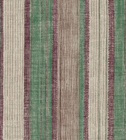 Carskiey Broad Stripe Wallpaper by Fermoie Green/Purple