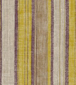 Carskiey Broad Stripe Wallpaper by Fermoie Purple/Yellow