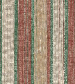 Carskiey Broad Stripe Wallpaper by Fermoie Red/Green