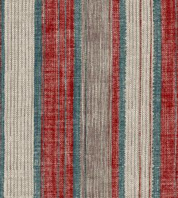 Carskiey Broad Stripe Wallpaper by Fermoie Red/Teal