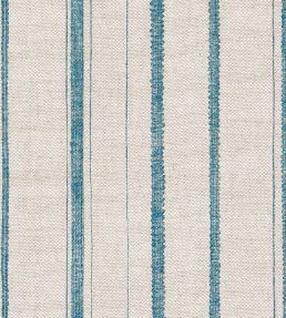 Carskiey Single Stripe Fabric by Fermoie Blue