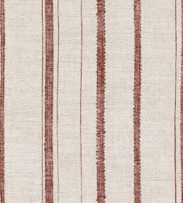 Carskiey Single Stripe Fabric by Fermoie Brown