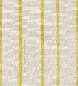 Carskiey Single Stripe Fabric by Fermoie Yellow