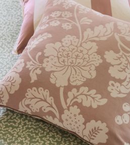 Cartouche Fabric by James Hare Pink