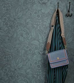Casa De Fiore Wallpaper by Eijffinger Denim Blue