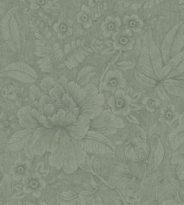 Casa De Fiore Wallpaper by Eijffinger Light Green