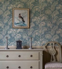 Casablanca Afternoon Wallpaper by Langelid Von Bromssen Misty Green
