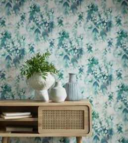 Cascade Wallpaper by 1838 Wallcoverings Clover
