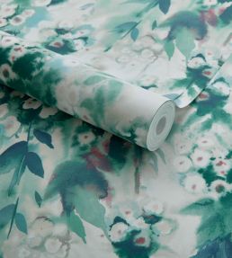 Cascade Wallpaper by 1838 Wallcoverings Clover