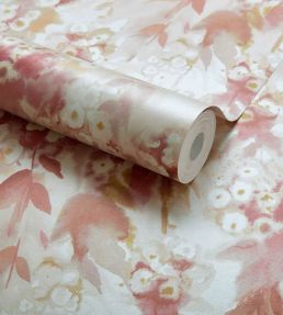 Cascade Wallpaper by 1838 Wallcoverings Mango