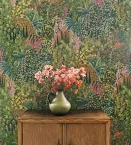 Cascade Wallpaper by Cole & Son Leaf Green