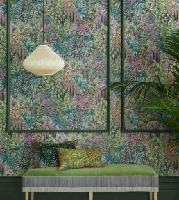Cascade Wallpaper by Cole & Son Soft Olive & Sage