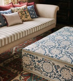 Caspian Fabric by Colefax and Fowler Blue