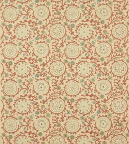 Caspian Fabric by Colefax and Fowler Tomato