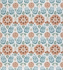 Cassia Fabric by Clarke & Clarke Spice/Sage