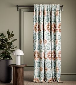 Cassia Fabric by Clarke & Clarke Spice/Sage