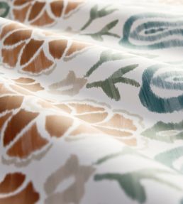 Cassia Fabric by Clarke & Clarke Spice/Sage