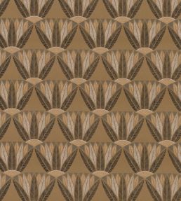 Castalia Wallpaper by Casamance Mordore/Noir