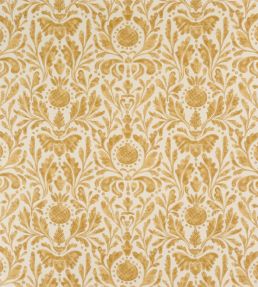 Castellane Fabric by Nina Campbell Ochre