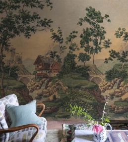 Castle Scene 1 Mural by Designers Guild Forest
