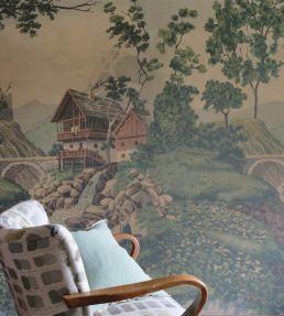 Castle Scene 1 Mural by Designers Guild Forest