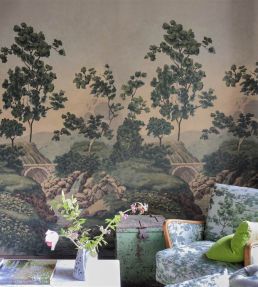 Castle Scene 2 Mural by Designers Guild Forest
