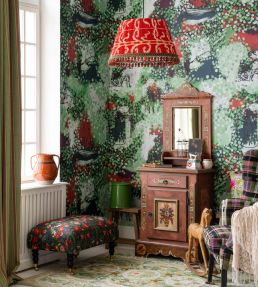 Castle's Garden Wallpaper by MINDTHEGAP Soft Green