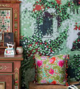 Castle's Garden Wallpaper by MINDTHEGAP Soft Green