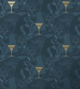 Cat-titude Wallpaper by Divine Savages Fierce Blue