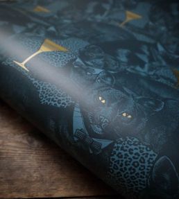 Cat-titude Wallpaper by Divine Savages Fierce Blue
