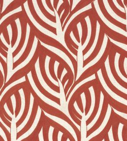 Catalpa Fabric by Casamance Terracotta