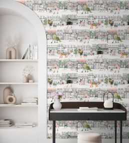 Catwalk Wallpaper by Brand McKenzie Black & White