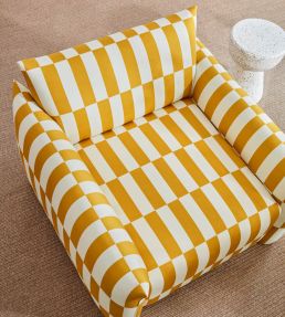 Cavalier Fabric by Pepe Penalver Yellow