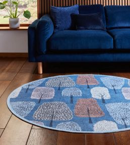 Scion Cedar Round rug Midnight SCED1MID1515 Midnight