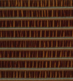 Celesta Stripe Fabric by Osborne & Little Terracotta