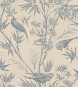 Celeste Wallpaper by Sandberg Indigo Blue