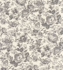 Celestine Wallpaper by Casadeco Noir Fusain