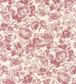 Celestine Wallpaper by Casadeco Rouge Grenat