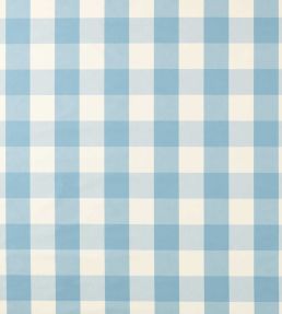 Central Check Fabric by Scion Cornflower